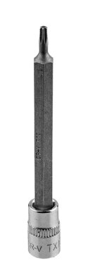 Końcówka Torx TX10 na nasadce 1/4", długa, 87 mm