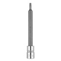 Końcówka Torx TX15 na nasadce 1/4", długa, 87 mm