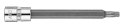 Końcówka Torx TX25 na nasadce 1/4", długa, 87 mm