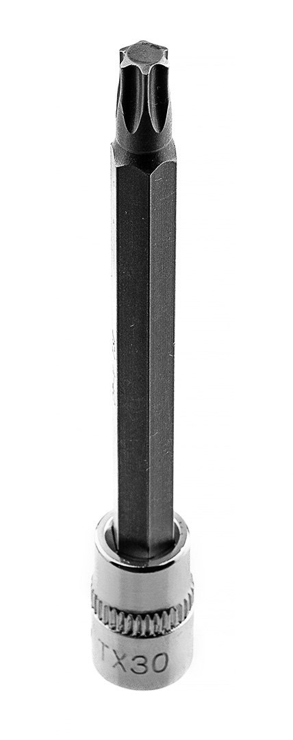 Końcówka Torx TX30 na nasadce 1/4", długa, 87 mm