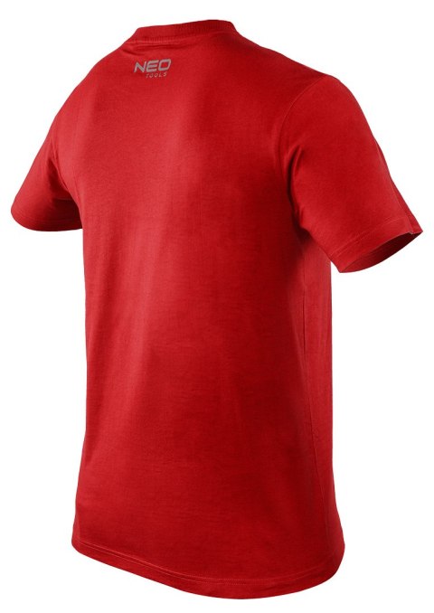 T-shirt czerwony, rozmiar XXL