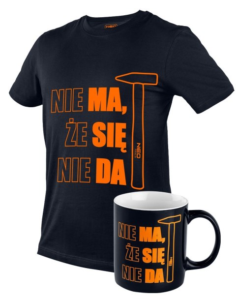 T-shirt z nadrukiem, MA SIĘ DA, rozmiar XXL