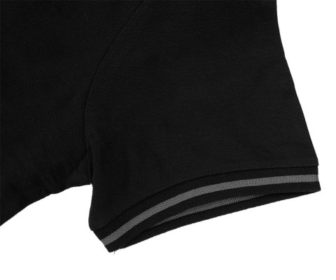 Koszulka polo DENIM, czarna, rozmiar L