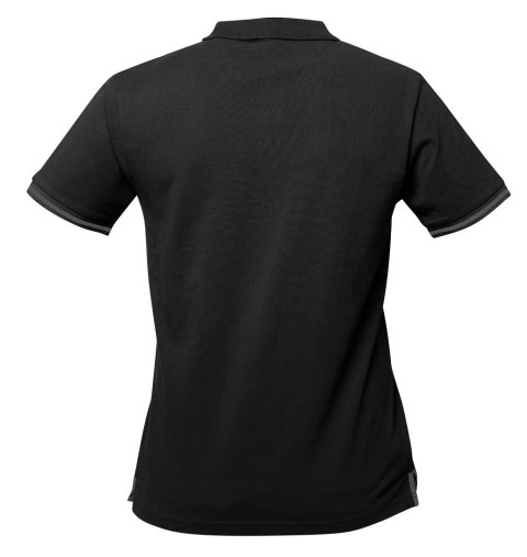 Koszulka polo DENIM, czarna, rozmiar S