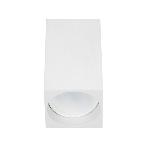 BARBRA DLS GU10 downlight max 7W, IP20, kwadrat, biały, aluminium