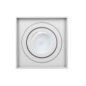 CAROLIN DLS GU10 downlight max 7W, IP20, kwadrat, biały