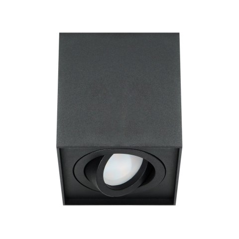 CAROLIN DLS GU10 downlight max 7W, IP20, kwadrat, czarny