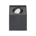 CAROLIN DLS GU10 downlight max 7W, IP20, kwadrat, czarny