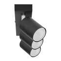 DOA SP 3, oprawa ścienno-sufitowa, GU10 max. 3x7W, IP20, czarna