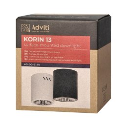 KORIN 13, oprawa typu downlight, 60W, E27, stal, biała