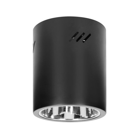 KORIN 16, oprawa typu downlight, 60W, E27, stal, czarna