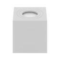 MEGY DLS GU10 downlight max 7W, IP54, kwadrat, biały, aluminium