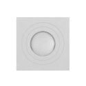 MEGY DLS GU10 downlight max 7W, IP54, kwadrat, biały, aluminium