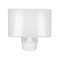 TOS LED 30W naświetlacz ogrodowy z PIR, 2200lm, IP65, 4000K, PC, biały