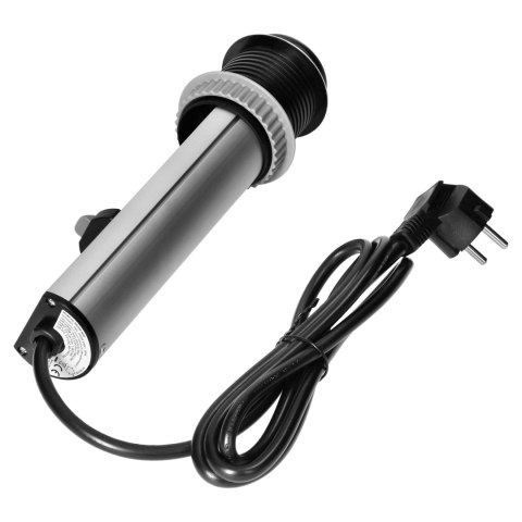 Wpuszczane gniazdo meblowe ?6cm z ładowarką USB i przewodem 1,5m, 3x2P+Z, 2xUSB (typ A i typ C), INOX