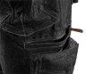 Krótkie spodenki robocze DENIM, czarne, rozmiar XXL