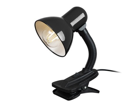 44-155# Lampka biurkowa lb-08 z klipsem czarna"