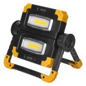 GEMINIX LED 2x10W, naświetlacz roboczy, przenośny z akumulatorem, 1200lm, IP44, 4000K, 5000mAh
