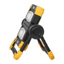 GEMINIX LED 2x10W, naświetlacz roboczy, przenośny z akumulatorem, 1200lm, IP44, 4000K, 5000mAh