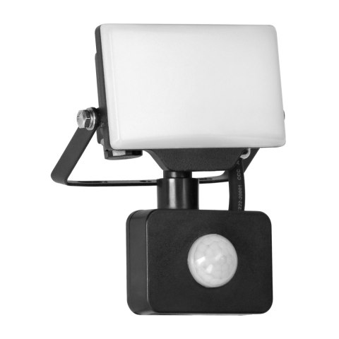PORTO S LED 10W naświetlacz z PIR, 800lm, IP44, 4000K, aluminium + poliwęglan