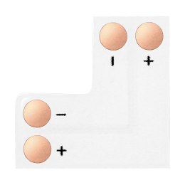 Złączka LED 8mm, kątowa 