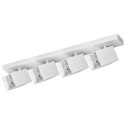 KUBAR SP 4, oprawa ścienno-sufitowa, 4xGU10, IP20, biała