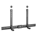 Uchwyt / wieszak na soundbar regulowany Maclean, głębokość 86~155mm, 15kg max., MC-465