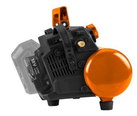 Kompresor akumulatorowy Energy+ 18V, 8 bar, 3.8 l, bez akumulatora
