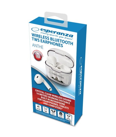 EH237W Esperanza słuchawki douszne bluetooth tws anthe
