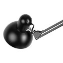 LUWES lampa podłogowa, 185 cm, E27, max. 18W, czarna