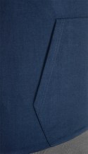 Bluza rozpinana z kapturem COMFORT, granatowa, rozmiar XL