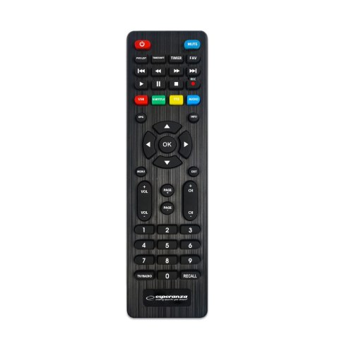 EV109R Esperanza tuner/dekoder cyfrowy dvb-t2 h.265/hevc ev109r