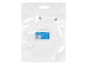 66-165# Przyłącze usb-c - usb-c 1,0m białe plecionka
