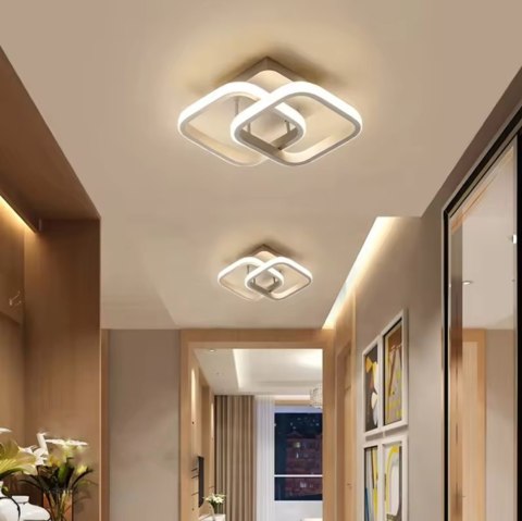 ZD117A Lampa wisząca plafon biały 22w