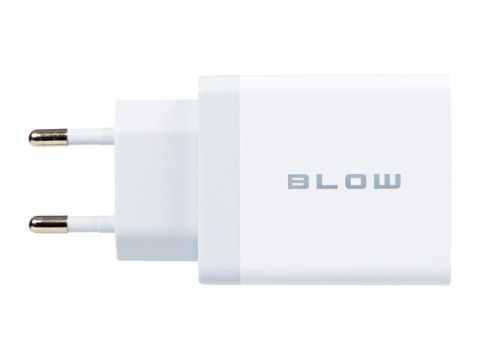 76-027# Ładowarka sieciowa gniazdousbx2 + usb qc 30w