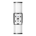 DALIA oprawa ogrodowa z czujnikiem ruchu, 2xE27, max. 2x15W, IP54, czarna