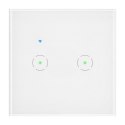 Włącznik podtynkowy podwójny Wi-Fi Tuya Smart Home, biały