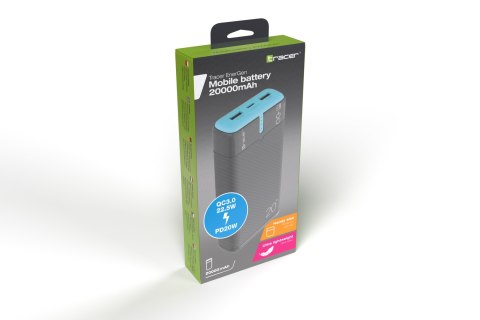 Power bank TRACER EnerGen 20000mAh PD+QC3.0 GB