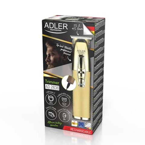 AD 2836 gold Trymer strzyżarka profesjonalna - usb