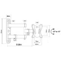 Uchwyt / wieszak do TV lub monitora Maclean, max. VESA 100x100, 13-32", 30kg, czarny, MC-417