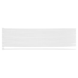 Opaski zaciskowe EXTREME 2.5 x 200 mm, białe, 100 szt.