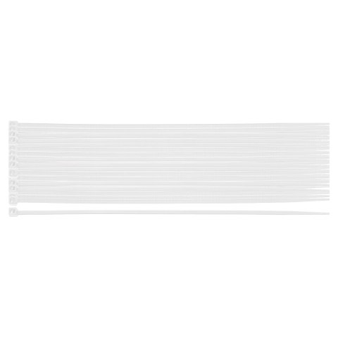 Opaski zaciskowe EXTREME 2.5 x 200 mm, białe, 100 szt.