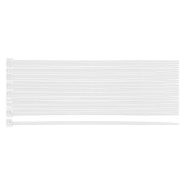 Opaski zaciskowe EXTREME 2.5 x 80 mm, białe, 100 szt.