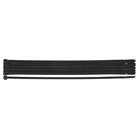 Opaski zaciskowe EXTREME 4.8 x 300 mm, czarne, 20 szt.