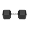 Hantel żeliwny gumowany HEX 30 kg REBEL ACTIVE
