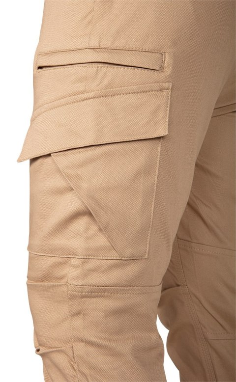 Spodnie robocze OUTDOOR, typu jogger, beżowe, rozmiar L