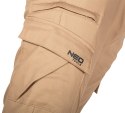 Spodnie robocze OUTDOOR, typu jogger, beżowe, rozmiar S