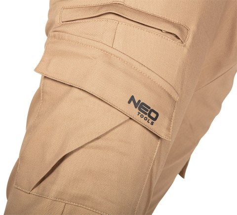 Spodnie robocze OUTDOOR, typu jogger, beżowe, rozmiar S