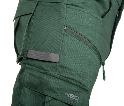 Spodnie robocze OUTDOOR, typu jogger, zielone, rozmiar S