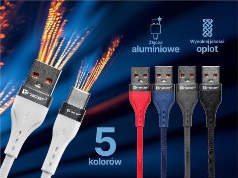 Kabel TRACER USB A - Typ C 1m BK